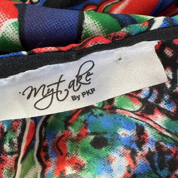 my take elephant butterfly short kaftan beach cover up OS - Picture 4 of 4